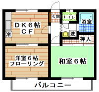 賃貸アパート すずかけ台 2DK