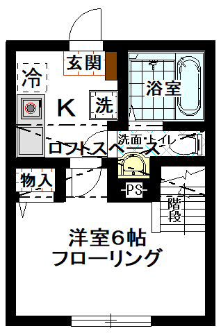 ���݃A�p�[�g�@�����@1K