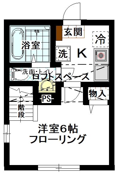 ���݃A�p�[�g�@�����@1K