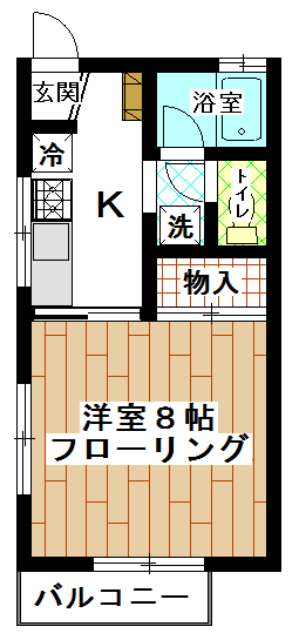 ���݃A�p�[�g�@�쒬�c�@1K�@�Ԏ��v����