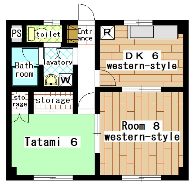 Rental apartment minamimachida 2DK(Floor Plan)
