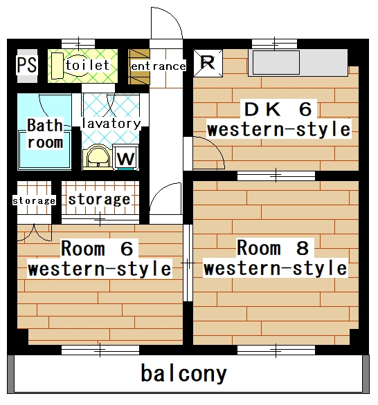 Rental apartment minamimachida 2DK(Floor Plan)