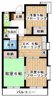 賃貸アパート　すずかけ台　3DK(間取り）