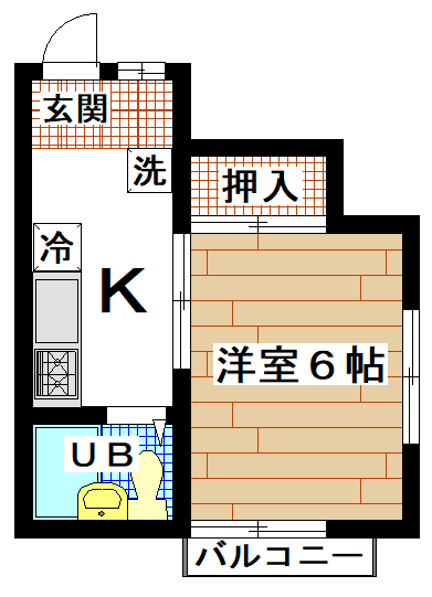 賃貸アパート　すずかけ台　1K