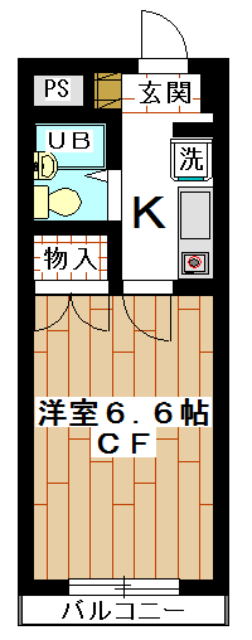 賃貸マンション　すずかけ台　1K