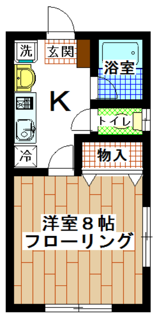 賃貸アパート　すずかけ台　1K