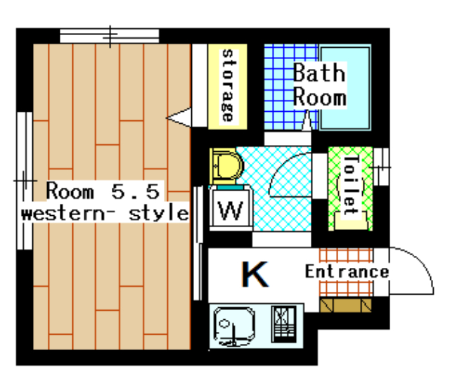 suzukakedai apartment 1K
