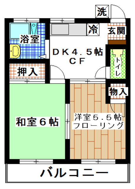 賃貸アパート　すずかけ台　2DK