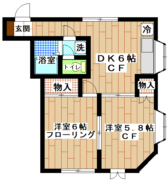 賃貸アパート すずかけ台・南町田 2DK