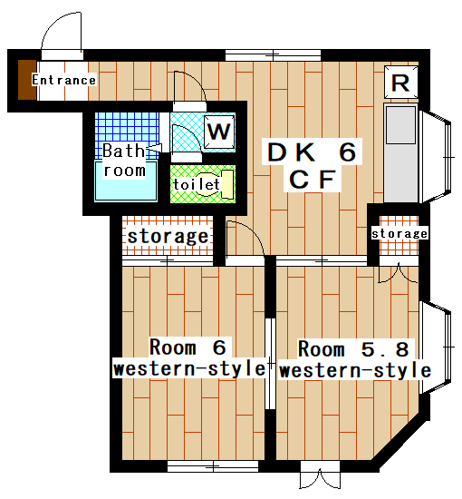 suzukakedai apartment 2DK
