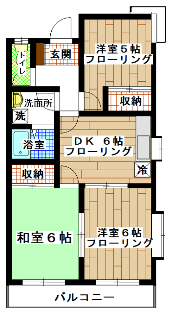 賃貸アパート　すずかけ台　3DK