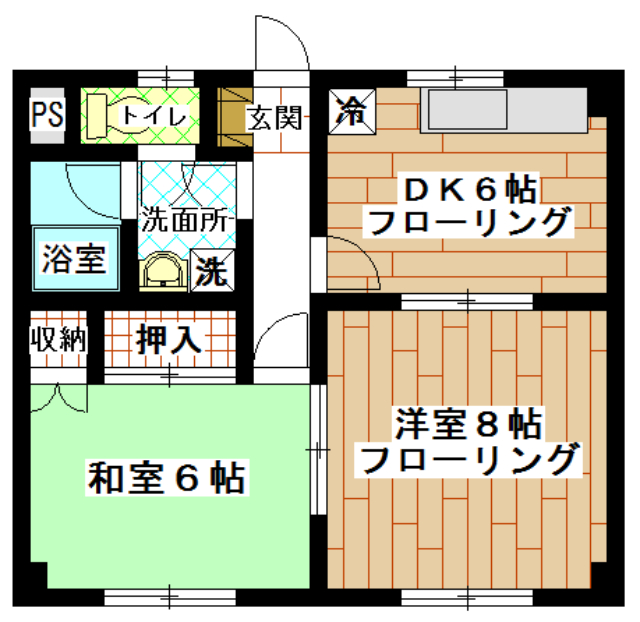賃貸マンション　南町田　2DK