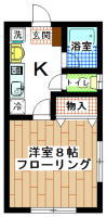 賃貸アパート　すずかけ台　1K