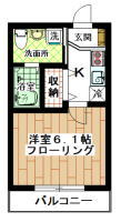 賃貸アパート　すずかけ台　1K