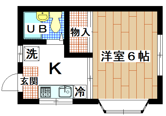 ���݃A�p�[�g�@����������@1K�@�Ԏ��v����