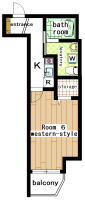 apartment suzukakedai 1K