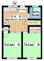 apartment tsukimino 2DK