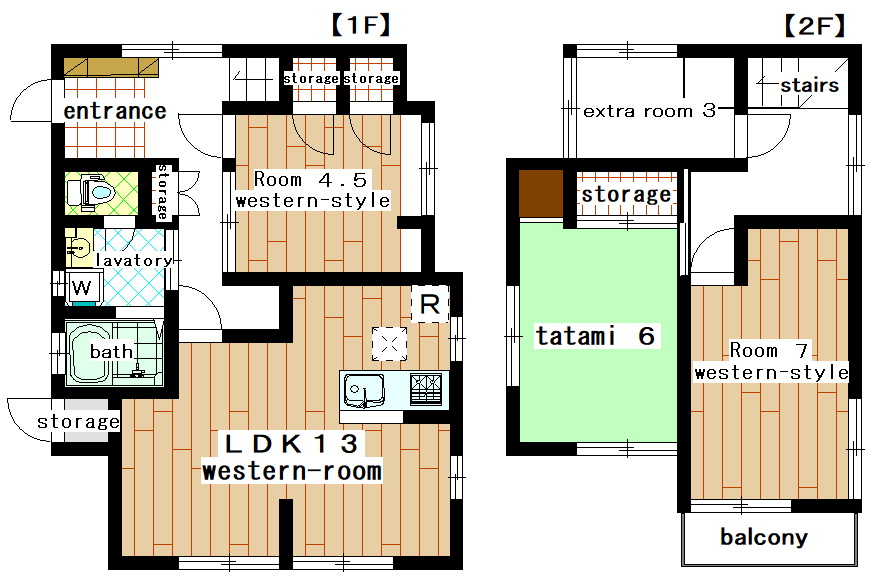 Detached house tsukushino 3lDK(Floor Plan)